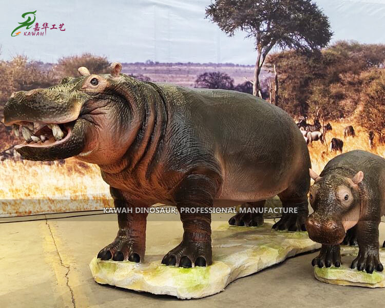 動物園仿真仿真動物河馬