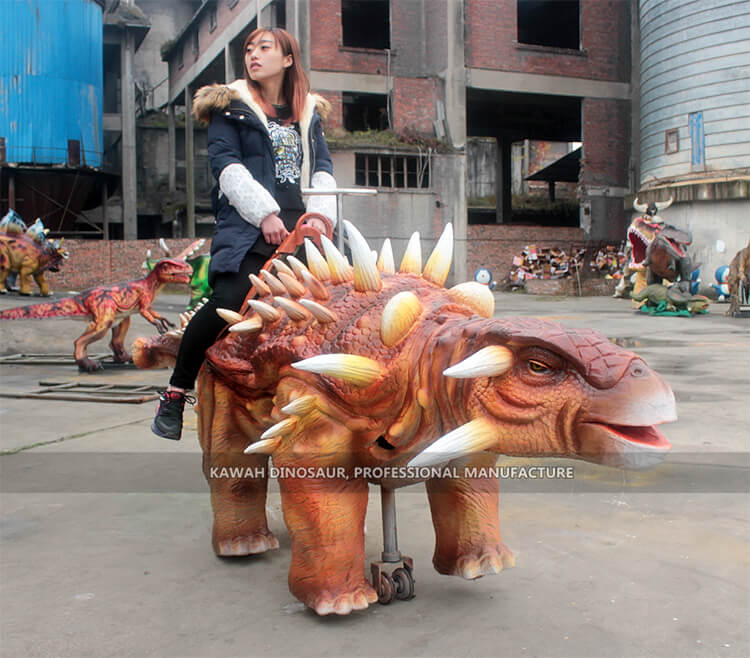 超時間續航電動發聲甲龍恐龍走龍玩具大人小孩互動游樂場引流